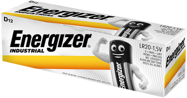 Energizer Industrial D LR20 Batteries   Box of 12