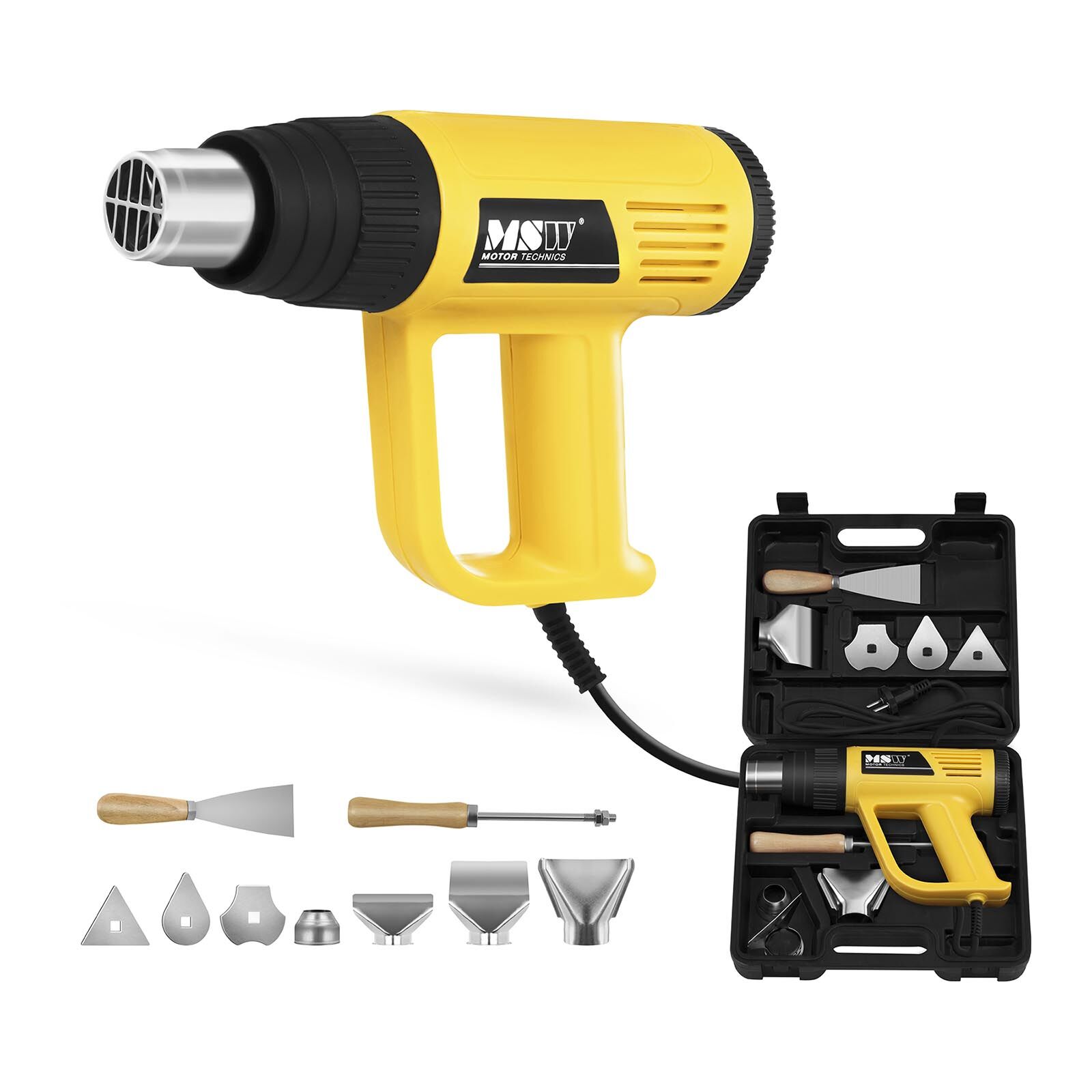 MSW Heat Gun - 3 Stages - 80- 600 °C HP 2000 Pro