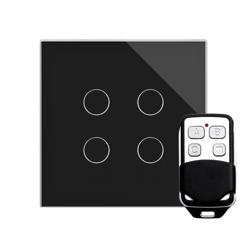 Symple Stuff Greiner Wall Mounted Light Switch Symple Stuff Colour: Black  - Size: Rectangle 192 x 290cm
