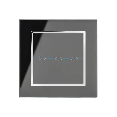 Symple Stuff Gravitt Wall Mounted Light Switch Symple Stuff Colour: Black  - Size: 3cm H X 8cm W X 8cm D