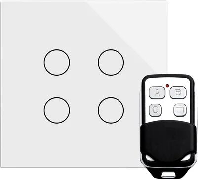 Symple Stuff Greiner Wall Mounted Light Switch Symple Stuff Colour: White  - Size: Rectangle 153 x 230cm