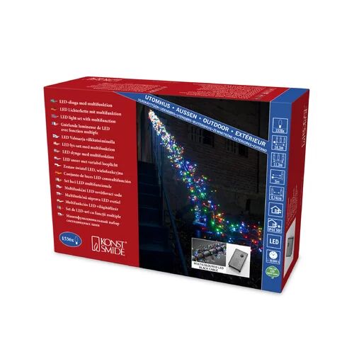 Konstsmide Micro String Lights Konstsmide Colour: Red/Green/Blue, Size: 0.74cm H x 500cm W x 1630cm D  - Size: