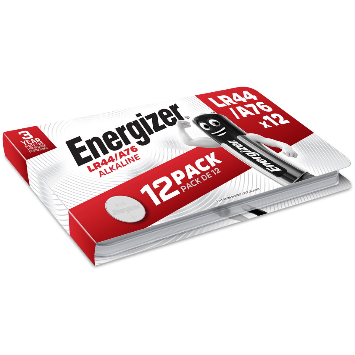 Energizer LR44 A76 1.5V Batteries   12-Pack