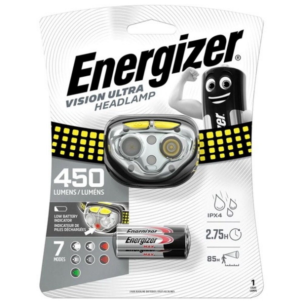 Energizer Vision Ultra Headlight LED 450-Lumen HDE32
