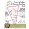 Annie McHugs Picture Windows Reverse Applique Tools Ruler