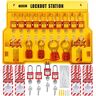 VEVOR 58 PCS Lockout Tagout Kits, Electrical Safety Loto Kit Includes Padlocks, Lockout Station, Hasp, Tags & Zip Ties, Lockout Tagout Safety Tools for Industrial, Electric Power, Machinery