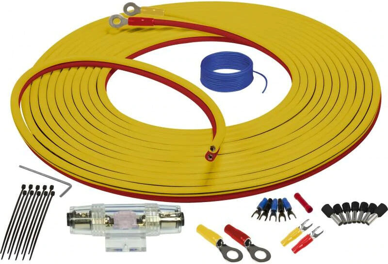 Stinger Off-Road 4GA Marine Compliant Wiring Kit with Dual Siamese Power/Ground Wire (7 Meter)