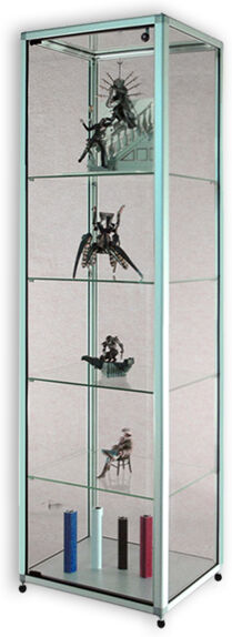 Edimeta Vitrine Expo Verre/aluminium largeur 52 cm