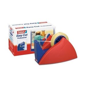 Tesa Tischabroller Easy Cut® 66 m x 25 mm, rot-blau