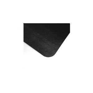 Floortex Advantage stoleunderlag PVC 120x150 cm hårdt gulv sort