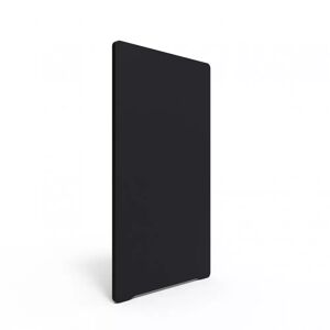 Lintex Edge Skærmvæg, Farve Black Molly YA319 - Sort, Størrelse B80 x H180 cm, Listefarve Sort