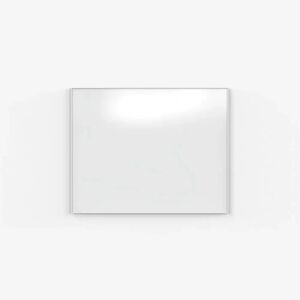 Lintex ONE Whiteboard, Ramme Hvidanodiseret aluminium, Størrelse B150,7 x H120,7 cm