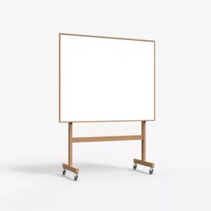 Lintex Wood Mobil Whiteboard, Størrelse B150,8 x H196 cm
