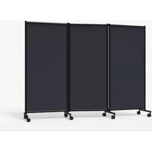 Lintex Skærmvæg ONE Screen, Farve Mørkegrå, Størrelse B228 x H170,5 cm (triple)