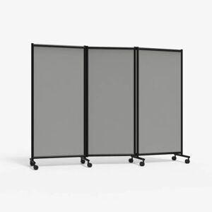 Lintex Skærmvæg ONE Screen, Farve Grå, Størrelse B228 x H170,5 cm (triple)