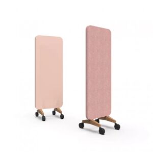 Lintex Mood Fabric Mobile, Farve Naive 640 / Synergy LDP74 (Pink), Fod/hjul-sæt Ek / Svarta hjul, Størrelse B70 x H196 cm