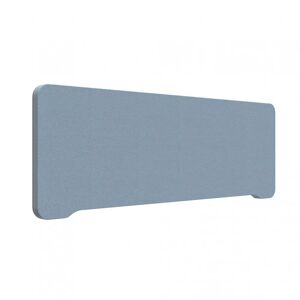 Lintex Edge Bordskærm, Farve Blue Dolphin YA302 - Lyseblå, Størrelse B180 x H40 cm, Listefarve Grå