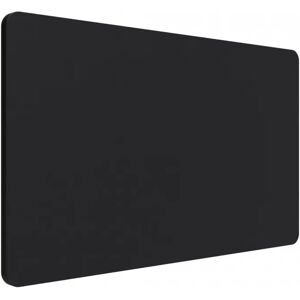 Lintex Edge Bordskærm, Farve Black Molly YA319 - Sort, Størrelse B100 x H70 cm, Listefarve Sort