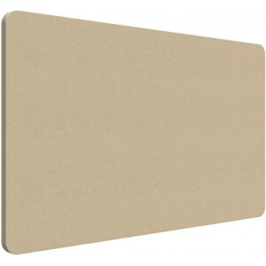 Lintex Edge Bordskærm, Farve Catfish YA300 - Beige, Størrelse B200 x H70 cm, Listefarve Grå