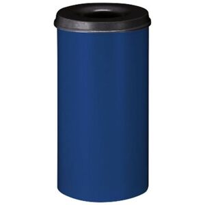 Affaldsspand Brandsikker, 50 l, koboltblå, højde 625 mm