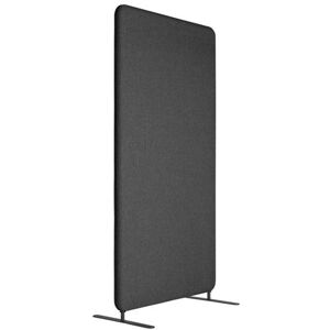 Skærmvæg Softline Salsa, BxDxH 800x50x1700 mm, mørkegrå