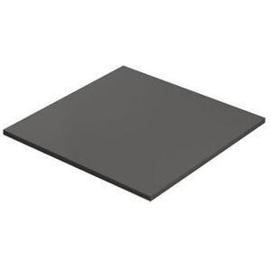 Skrivebordsplade lige , LxB 800x800 mm, mørkegrå