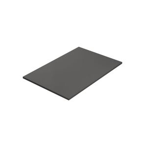Skrivebordsplade lige, LxB 1200x800 mm, mørkegrå