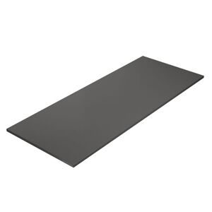 Skrivebordsplade lige, LxB 2000x800 mm, mørkegrå