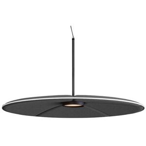 Lydabsorbent Lily lampe med LED, Ø 1200 mm, sort