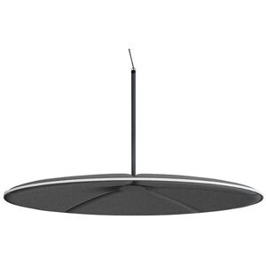 Lydabsorbent Lily lampe uden LED, Ø 1200 mm, sort