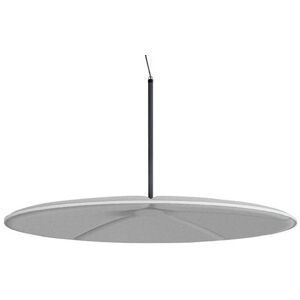 Lydabsorbent Lily lampe uden LED, Ø 1200 mm, lysegrå