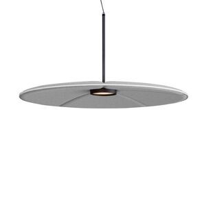 Lydabsorbent Lily lampe med LED, Ø 900 mm, lysegrå