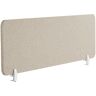 Beliani Panel separador beige 130 x 40 cm