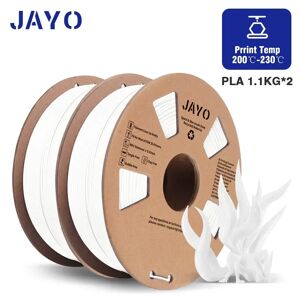 JAYO PETG/PLA/soie/PLA Meta/PLA +/ABS 2 rouleaux de Filament d'impression 3D 1.75MM modele creatif