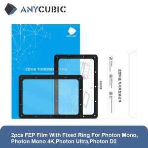 ANYCUBIC ANYToxic BIC-Imprimante 3D LCD  Photon Mono 4K  Film FEP avec Anneau de macro  Accessoire