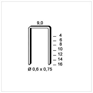 Alsafix - Agrafes V-08 galvanisé boîte 10000 - 6V-081 - Publicité