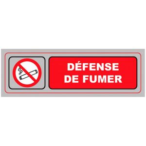 PLAQUE DE SIGNALISATION DEFENSE DE FUMER 3321360009944 SIGNALETIQUE PRO BAR CAFE RESTAURANT COMMERCE MAGASIN BUREAU ENTREPOT COMASOUND KARTEL CSK ONLINE