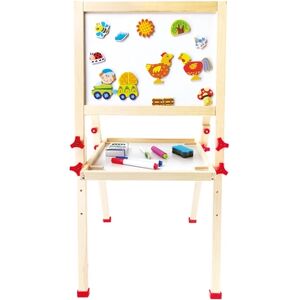 Bino Tableau enfant magnetique pieds multifonction bois