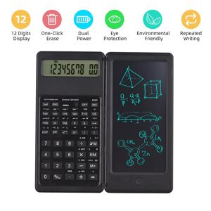 MyStationery Calculatrice avec tablette d'écriture LCD, calculatrice de bureau, affichage à 10 chiffres avec bouton d'effacement du stylet - Publicité