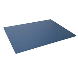 Durable Sous-main à bords arrondis antidérapant 65 x 50 cm en polypropylène Bleu foncé 713303 - Publicité