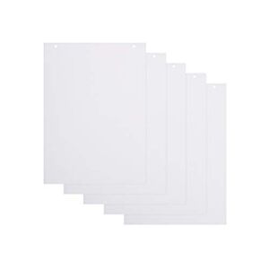 BoardsPlus Bloc de Feuilles papier blanc quadrillé pour Chevalet de Conférence Paquet de 5 blocs A1, papier 60 gr/m², 20 feuilles par bloc BPP010203 - Publicité