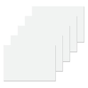 Sigel QW002 Lot de 5 Sous-mains en papier, bloc papier / bloc à dessin, A3 (42 x 29.7 cm), uni blanc, 5 x 30 feuilles - Publicité