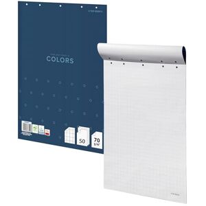 Top-2000 Bloc de papier quadrillé pour chevalet de conférence Blanc 64 x 90 cm 50 feuilles par bloc 70 g/m² - Publicité