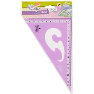 Starplast RÈGLES EN PLASTIQUE QUIJOTE Règles Sweet Pastelito, cartabon, mesures de 9 à 30 cm, couleurs pastel, avec étui en plastique, pour une utilisation scolaire ou universitaire 18 cm Violet - Publicité