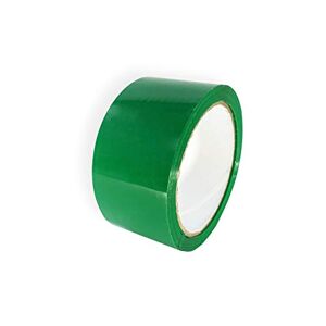 Keephot Ruban adhésif d'emballage vert, Tout usage en polypropylène, 48 mm x 66 m, 6 Rouleaux - Publicité