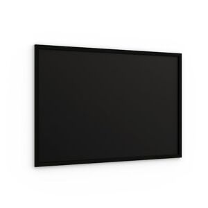 ALLboards Tableau noir à craie 90x60 cm avec cadre en bois noir ECO - Publicité