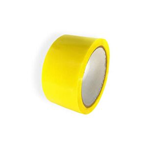 Keephot Ruban adhésif d'emballage jaune, Tout usage en polypropylène, 48 mm x 66 m, 6 Rouleaux - Publicité