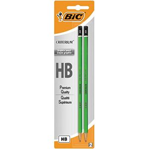BIC Criterium 550 Crayons à Papier HB, Blister de 2 - Publicité