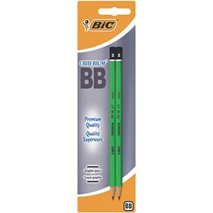 BIC Criterium 550 Crayons à Papier BB, Blister de 2 - Publicité