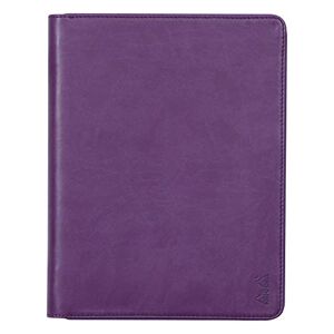 Rhodia 168105C Conférencier Porte-Documents Violet pour Bloc-Notes et Carnets A5 ou A5+ Dimensions Fermé19,5x25,5 cm Pochette pour Tablette Simili Cuir Premium - Publicité